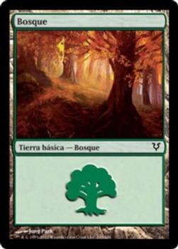 2012 Magic the Gathering Avacyn Restored Spanish #243 Bosque Front