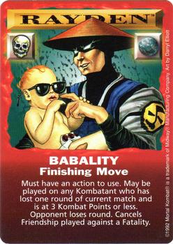 1992 Mortal Kombat Kard Game #NNO Rayden - Babality Front