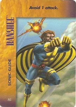 1995 Fleer Marvel Overpower PowerSurge #NNO Banshee - Sonic Glide Front