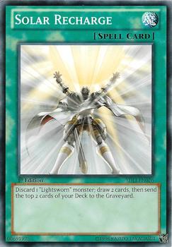 2014 Yu-Gi-Oh! Realm of Light English 1st Edition #SDLI-EN026 Solar Recharge Front
