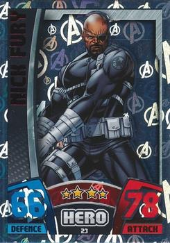 2015 Topps Marvel Avengers Hero Attax #23 Nick Fury Front