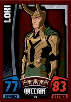2015 Topps Marvel Avengers Hero Attax #44 Loki Front