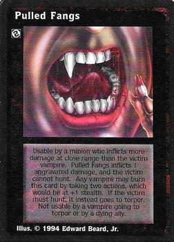 1994 Wizards of the Coast Jyhad (Vampire the Eternal Struggle Limited) #NNO Pulled Fangs Front