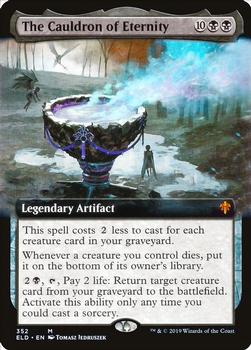2019 Magic the Gathering Throne of Eldraine #352 The Cauldron of Eternity Front
