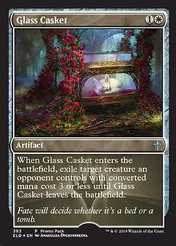 2019 Magic the Gathering Throne of Eldraine #393 Glass Casket Front