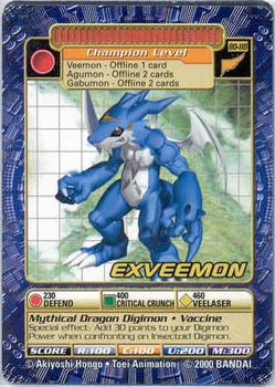 2000 Digimon Series 3 Booster #Bo-118 ExVeemon Front