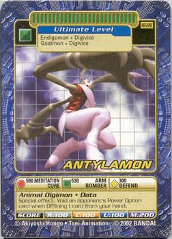 2002 Digimon Series 5 Booster #Bo-226 Antylamon Front