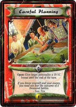 1995 Legend of the Five Rings: Pre-Imperial Edition #NNO Careful Planning Front