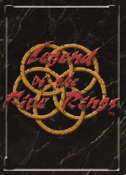 1996 Legend of the Five Rings: Anvil of Despair #NNO Scorched Earth Back