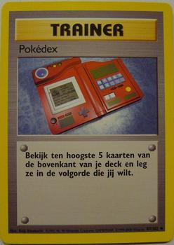 1999 Pokemon Dutch #87/102 Pokédex Front