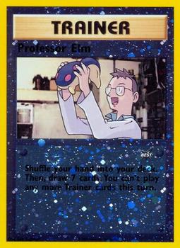 2002 Pokemon Best Of Game #3 Professor Elm Front