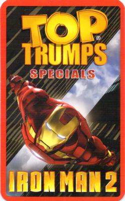 2009 Top Trumps Specials Iron Man 2 #NNO Tony Stark Back