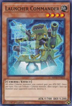 2017 Yu-Gi-Oh! Code of the Duelist 1st Edition #COTD-EN004 Launcher Commander Front