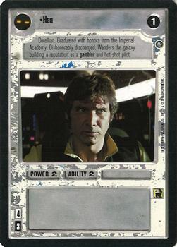1996 Decipher Star Wars CCG Jedi Pack #NNO Han Front