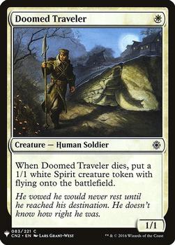 2020 Magic The Gathering Mystery Booster #083 Doomed Traveler Front