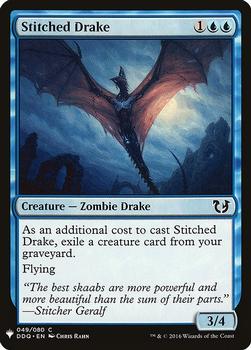 2020 Magic The Gathering Mystery Booster #049 Stitched Drake Front