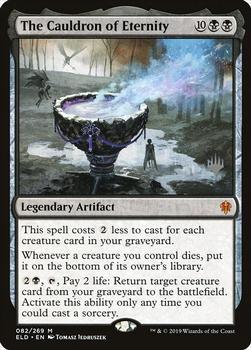 2019 Magic the Gathering Throne of Eldraine - Planeswalker Stamped Promos #082/269 The Cauldron of Eternity Front