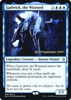 2019 Magic the Gathering Throne of Eldraine - Date-stamped Promos #048/269 Gadwick, the Wizened Front