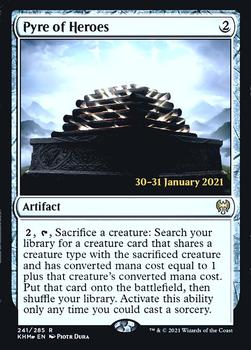 2021 Magic the Gathering Kaldheim - Prerelease Promos #241 Pyre of Heroes Front