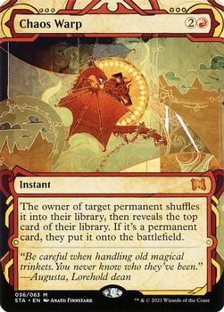 2021 Magic The Gathering Strixhaven Mystical Archive #36 Chaos Warp Front