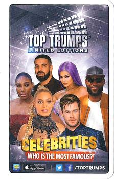 2019 Top Trumps Limited Editions Celebrities #NNO Serena Williams Back
