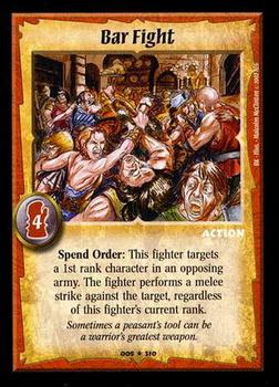 2002 Warlord Saga of the Storm - Black Knives #005 Bar Fight Front
