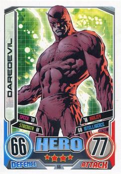 2012 Topps Marvel Hero Attax Series 2: Avengers #66 Daredevil Front