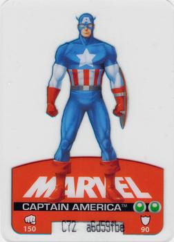2008 Edibas Lamincards Marvel Heroes #6 Captain America Front