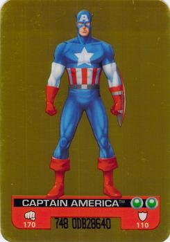 2008 Edibas Lamincards Marvel Heroes #130 Captain America Front
