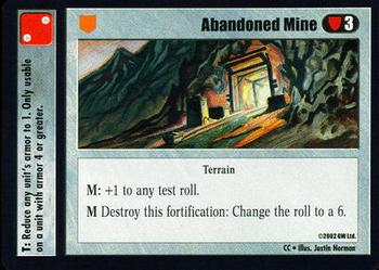 2002 Warhammer 40,000 TCG: Coronis Campaign #NNO Abandoned Mine Front