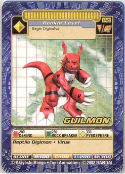2002 Digimon Battle Street Starter Sets 3 & 4 #ST-123 Guilmon Front