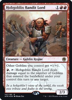 2021 Magic The Gathering Adventures in the Forgotten Realms - Promos #147a Hobgoblin Bandit Lord Front
