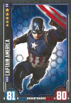 2016 Topps Hero Attax Marvel Cinematic Universe #195 Captain America Front