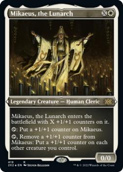 2022 Magic The Gathering Double Masters #419 Mikaeus, the Lunarch Front