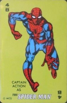 1967 Captain Action Card Game #4B Spider-Man Front