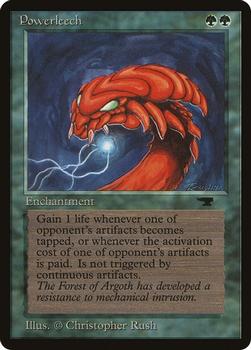 1994 Magic the Gathering Antiquities (DUPLICATED, TO BE DELETED) #34 Powerleech Front