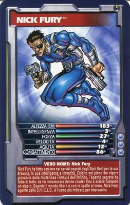 2005 Top Trumps Marvel Supereroi 1 (Italian) #NNO Nick Fury Front