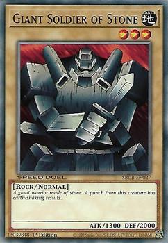 2020 Yu-Gi-Oh! Speed Duel: Battle City Box English 1st Edition #SBCB-EN027 Giant Soldier of Stone Front