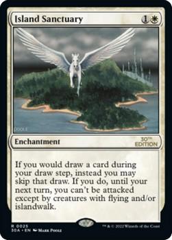2022 Magic The Gathering 30th Anniversary Edition #0025 Island Sanctuary Front