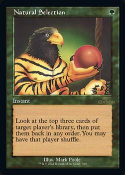 2022 Magic The Gathering 30th Anniversary Edition #505 Natural Selection Front