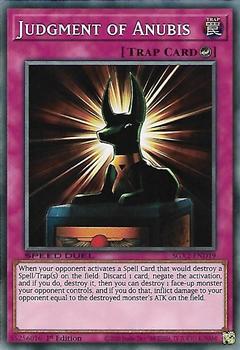 2022 Yu-Gi-Oh! Speed Duel GX: Midterm Paradox English 1st Edition #SGX2-END19 Judgment of Anubis Front