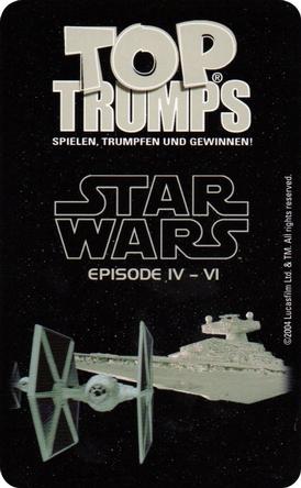 2004 Top Trumps Star Wars Episodes IV-VI (German) #NNO Admiral Ozzel Back
