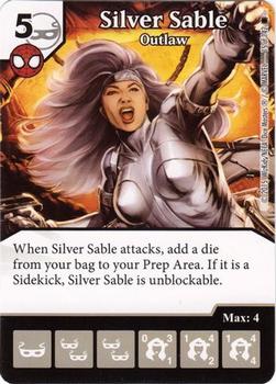 2015 Dice Masters The Amazing Spider-Man #15of142 Silver Sable Front