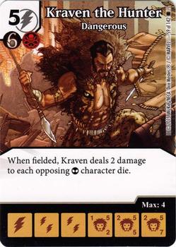 2015 Dice Masters The Amazing Spider-Man #59of142 Kraven the Hunter Front