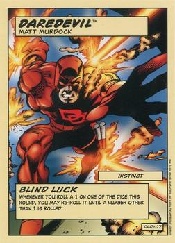 2006 Upper Deck Entertainment Marvel Legends Showdown Power Cards #DAD-07 Daredevil (Blind Luck) Front