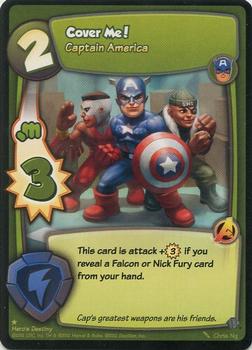 2012 Marvel Super Hero Squad Online Hero's Destiny Expansion #NNO Cover Me! (Captain America) Front