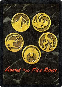 2002 Legend of the Five Rings Dark Allies #5 Defend Yourself! Back