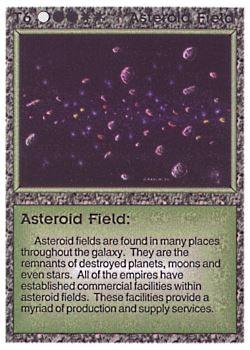 1994 Galactic Empires Beta #T6 Asteroid Field Front