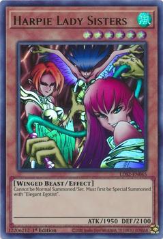 2021 Yu-Gi-Oh! Legendary Duelists: Season 2 - English 1st/Limited Edition #LDS2-EN065 Harpie Lady Sisters Front