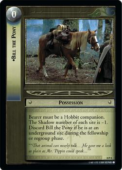 2002 Decipher Lord of the Rings Promos #0P2 Bill the Pony Front